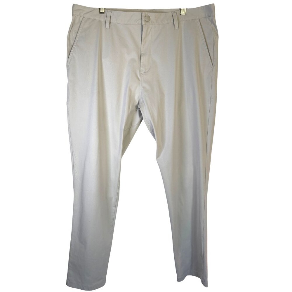 Rhone Men's Commuter Pant Classic Straight Leg Khaki Tan Size 38 STYLE# 100036